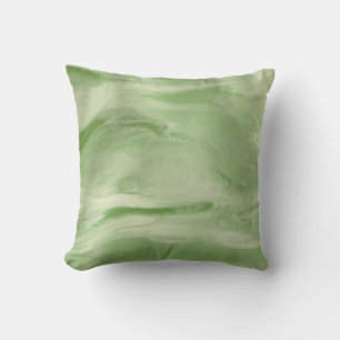 Oreiller à lancer Motif vert à la menthe