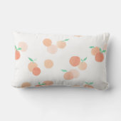 Oreiller à lancer orange personnalisé (Verso)