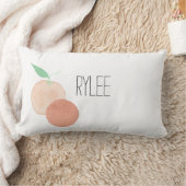 Oreiller à lancer orange personnalisé (Couverture)