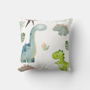 Oreiller à lancer Pastel Dinosaur