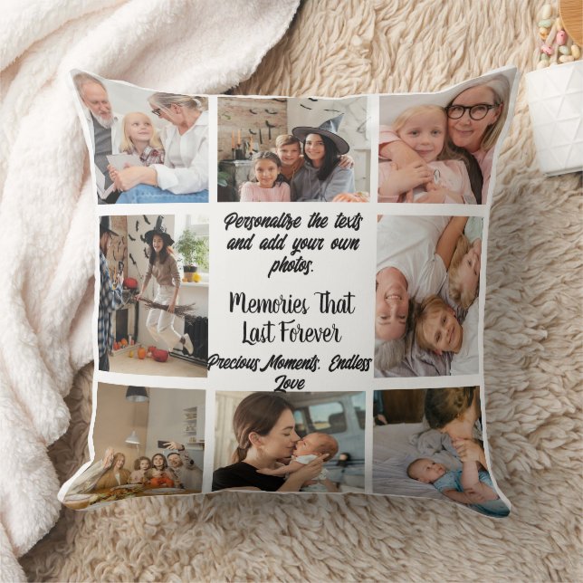 Oreiller à lancer personnalisé : Décor personnalis (Couverture)