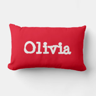 Oreiller à lancer personnalisé - Olivia