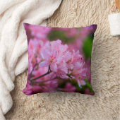 Oreiller à lancer rose Rhododendron (Couverture)