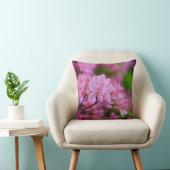 Oreiller à lancer rose Rhododendron (Chaise)
