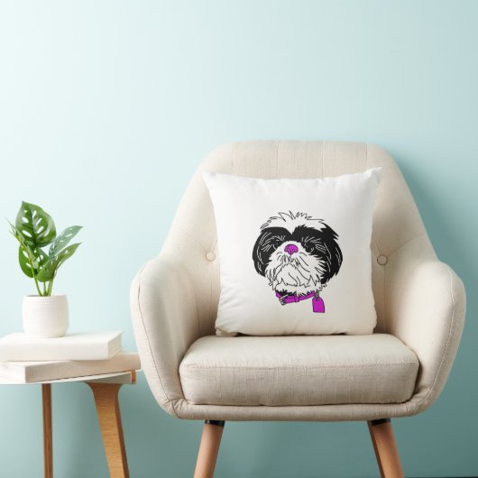 Oreiller à lancer Shih Tzu (Chaise)
