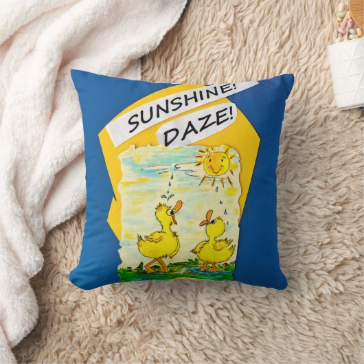 Oreiller à lancer "Sunshine Daze" (Couverture)
