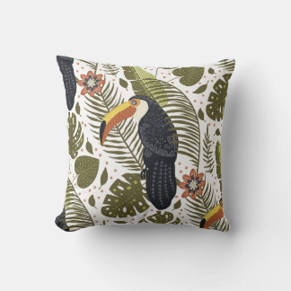 Oreiller à lancer Toucan