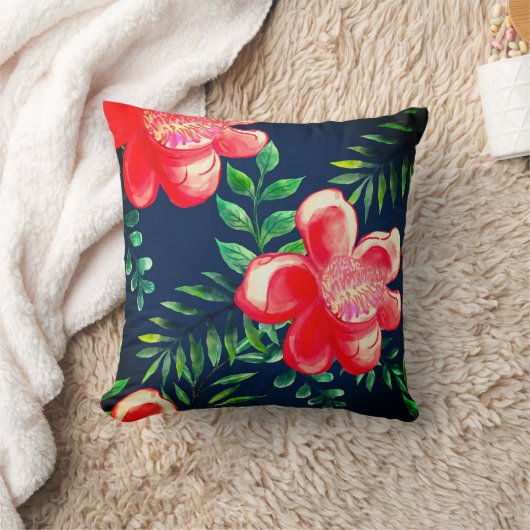 Oreiller à lancer tropical (Couverture)