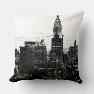 Oreiller à lancer vintage New York City