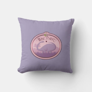 Oreiller à lancer Winosaur personnalisé