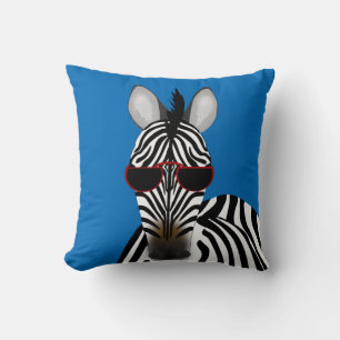 Oreiller à lancer Zebra