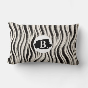 Oreiller à lancer Zebra Stripe - Personnalisé