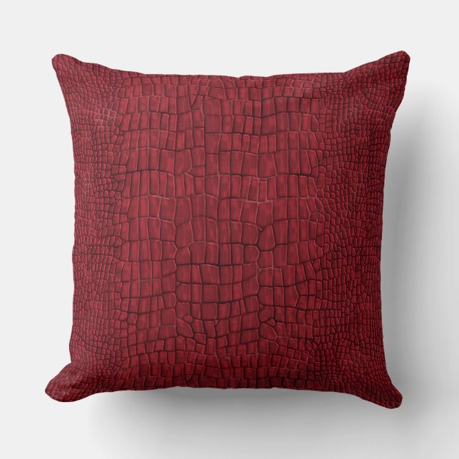 Oreiller à motif d'alligator (Recto)