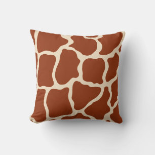Oreiller à motif girafe
