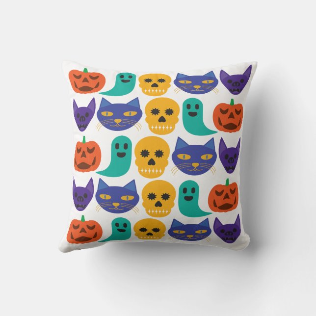 Oreiller à motif Halloween (Verso)