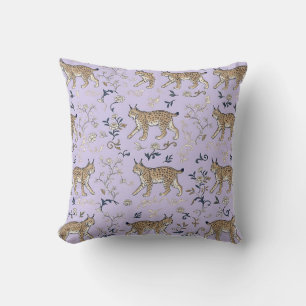 Oreiller à motif imprimé Lynx Déco Maison Chinoise