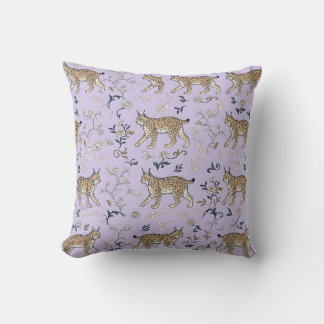 Oreiller à motif imprimé Lynx Déco Maison Chinoise