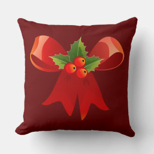 Oreiller à ruban de Noël
