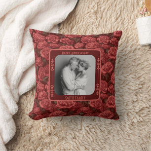 Oreiller À Throw À 15E Anniversaire Des Parents Br