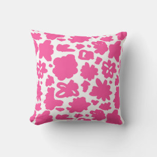 Oreiller Abstrait Motif rose Fleur