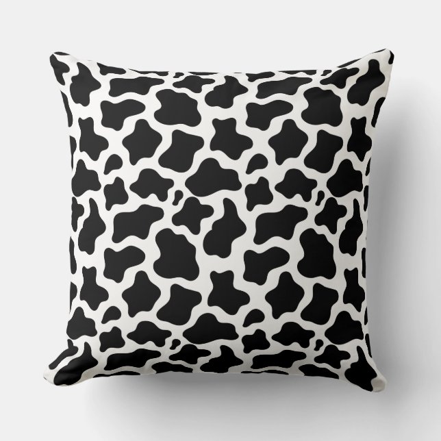 Oreiller accent à motif vache (Recto)