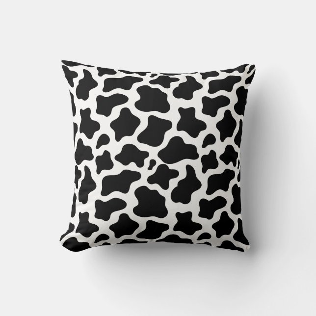 Oreiller accent à motif vache (Recto)