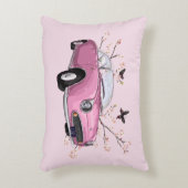 Oreiller accent Figaro rose - coussin de sol (Devant(Vertical))