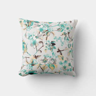 Oreiller accentué - Fleurs Coussin de jet