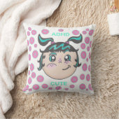 Oreiller ADHD avec illustration "ADHD Mignon" (Couverture)