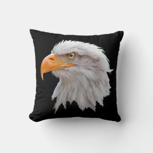Oreiller Aigle Royal d'Alaska (Noir)