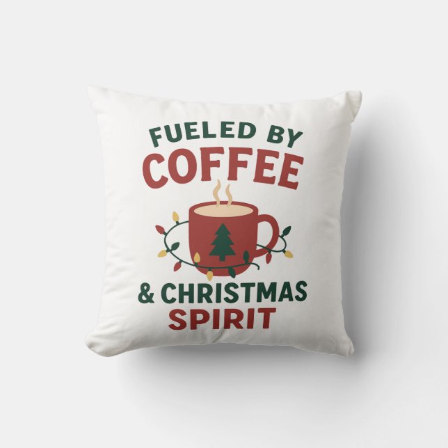 Oreiller alimenté par le café et l'esprit de Noël (Recto)