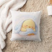 Oreiller Alma de poulet mignon endormi | Coussin d (Couverture)