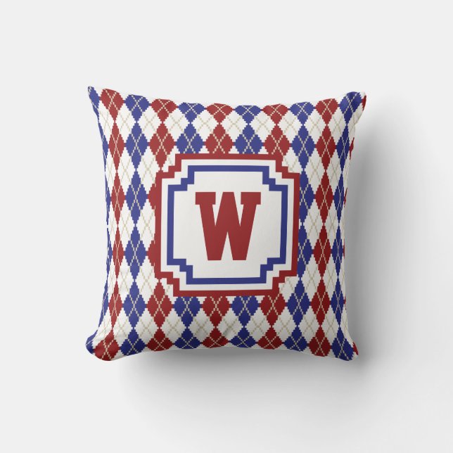 Oreiller Americana Argyle (Recto)