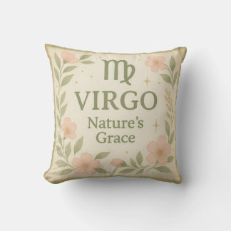 Oreiller aquarelle Vierge – Douce décoration flora