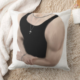 Oreiller artistique Bang Chan Stray Kids Muscles