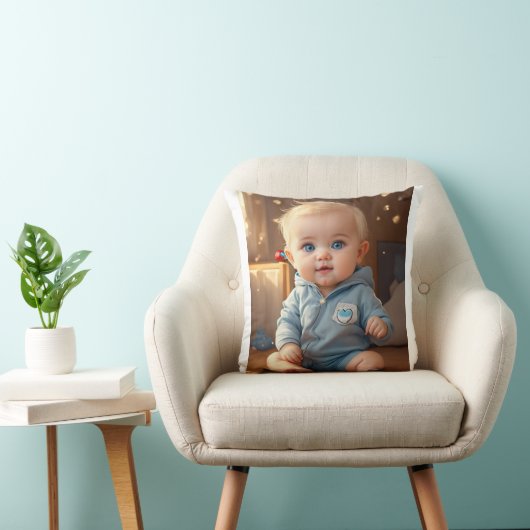 Oreiller avec logo de bébé mignon – Décoration ado (Chaise)