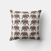 Oreiller Baby Elephant Frenzy (Blanc) (Verso)