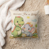 oreiller bébé dinosaure | décoration de la nurseri (Couverture)