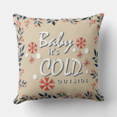 Oreiller Bébé Il Fait Froid Dehors (Verso)