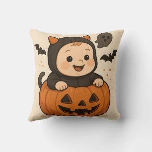 Oreiller bébé thème Halloween