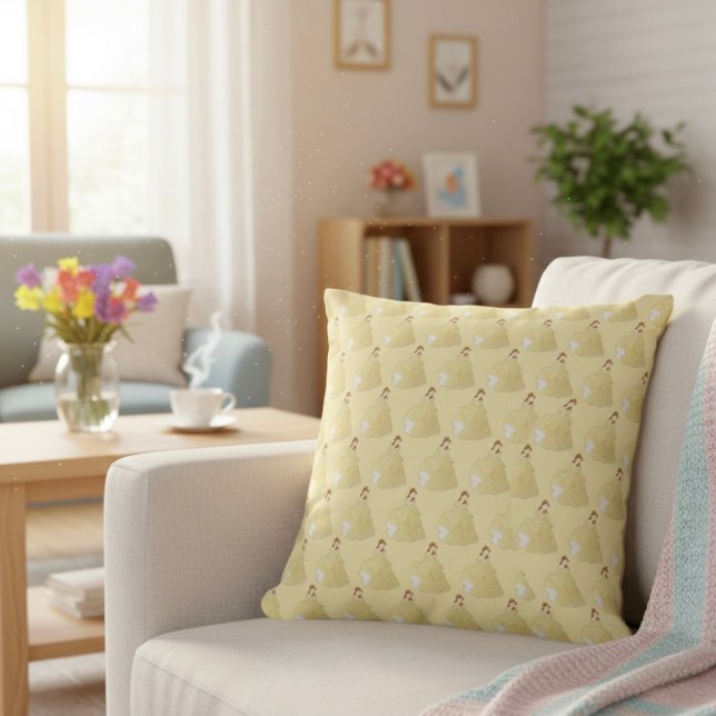 Oreiller Belle Throw (Créateur téléchargé)