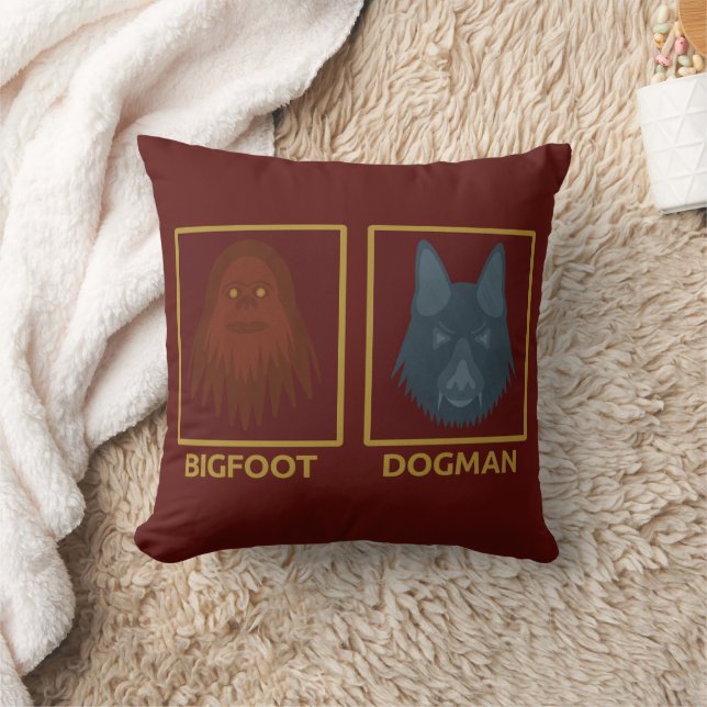 Oreiller Bigfoot & Dogman (Couverture)