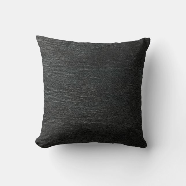 Oreiller Black Leather American MoJo (Recto)
