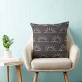Oreiller Black Sun | Coussin Moderne à Jeter (Chaise)