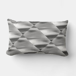 Oreiller blanc, gris clair, gris foncé, noir