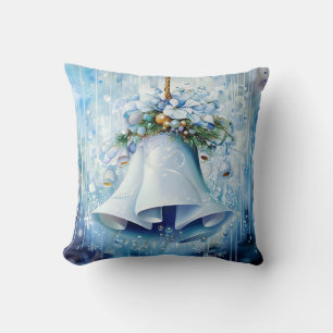 Oreiller bleu hiver