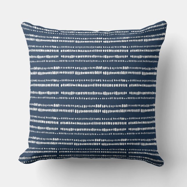Oreiller bleu Indigo (Recto)