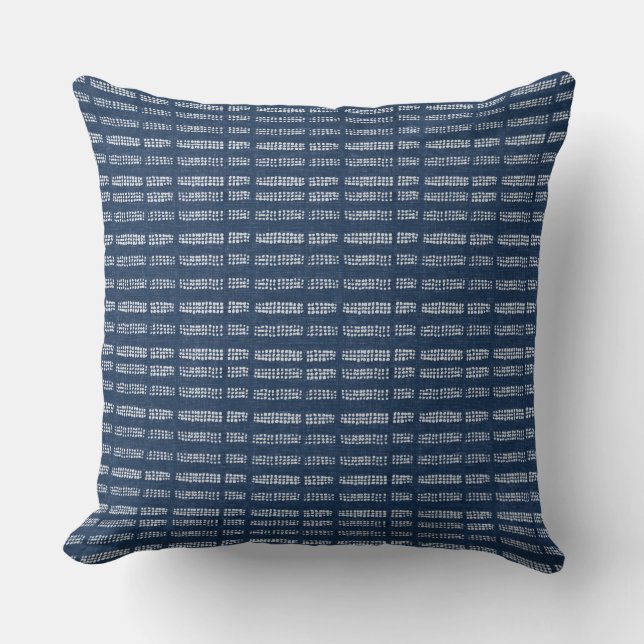 Oreiller bleu Indigo (Recto)