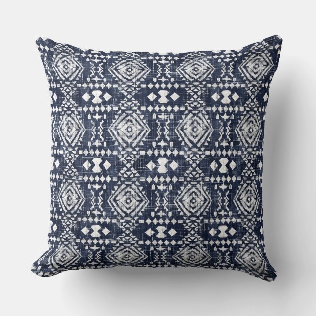 Oreiller bleu Indigo (Recto)