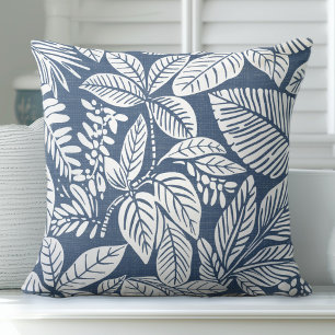 Oreiller bleu tropical